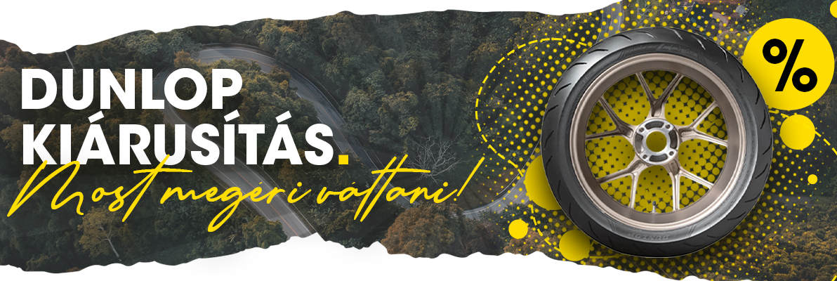 Dunlop motorgumi akció