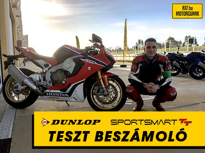 Dunlop SportSmart TT motorgumi teszt - R17.hu