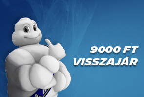 9000 Ft üzemanyag utalvány a Michelintől