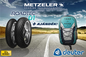 Metzeler motorgumi akció Deuter táska