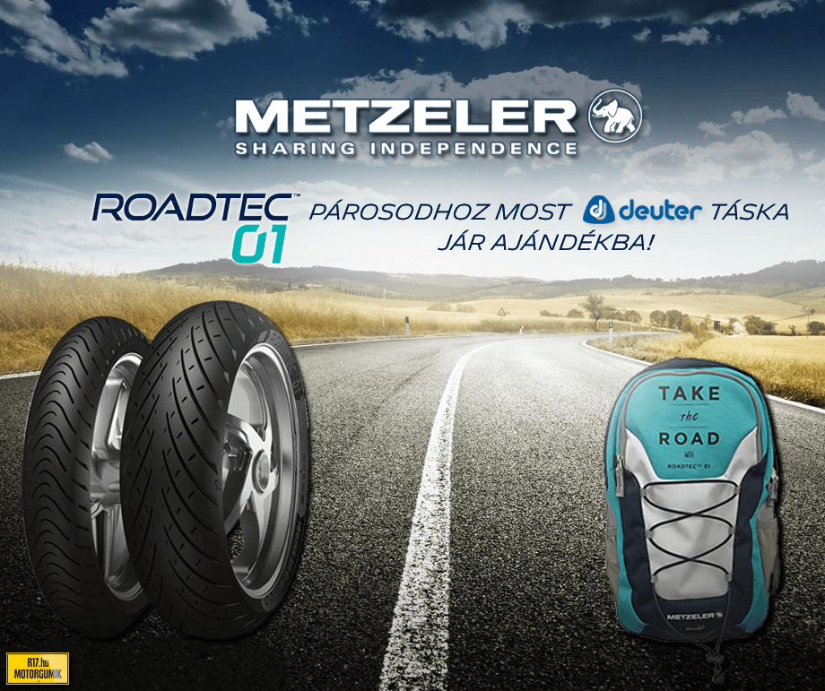 Minden Roadtec 01-hez ajándék hátizsák!
