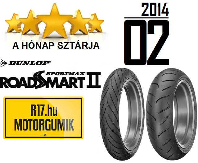 Vásárolj most Dunlop Roadsmart 2 első és hátsó motorgumit