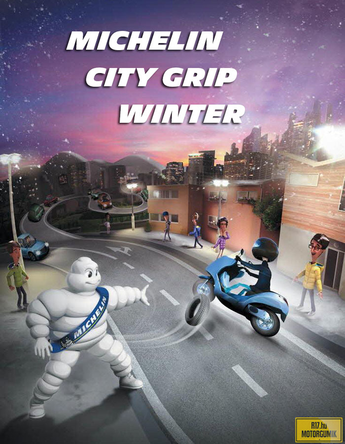 Michelin City Grip Winter Téli Robogógumi