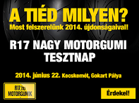 motorgumi teszt 2014 Michelin Dunlop Continetal Bridgestone